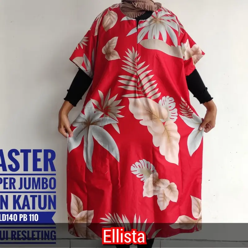 4pcs daster super jumbo katun paket usaha daster extra jumbo Busui 4