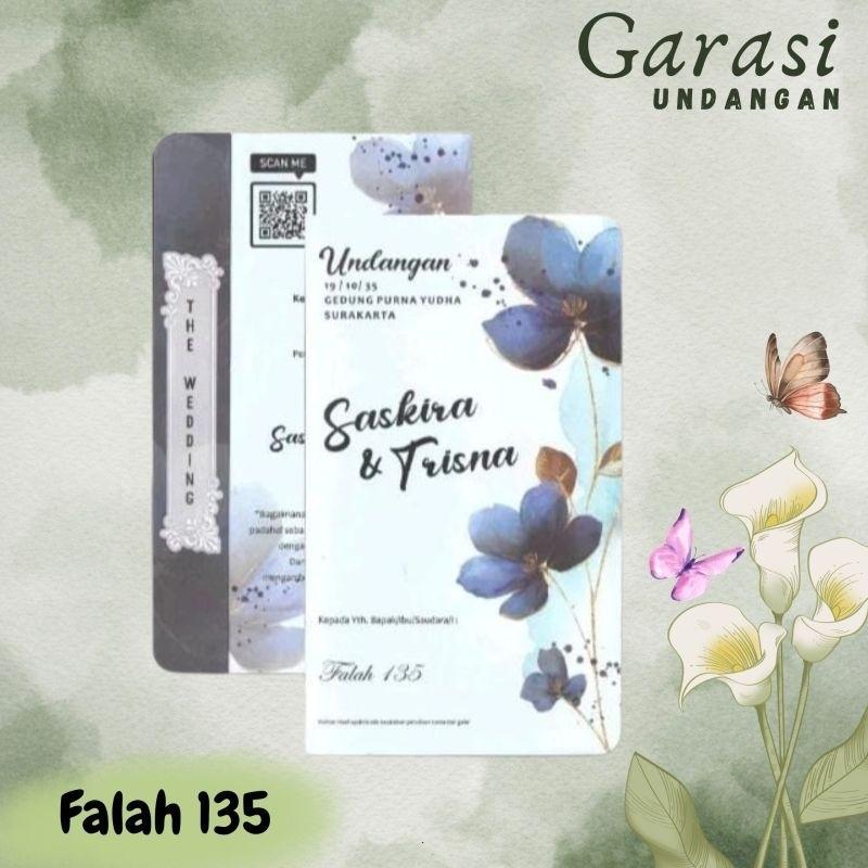 Undangan Pernikahan FALAH 135 Elegan Modern Paket Lengkap 100 PCS Gratis Label & Plastik - JanjiKita | Default