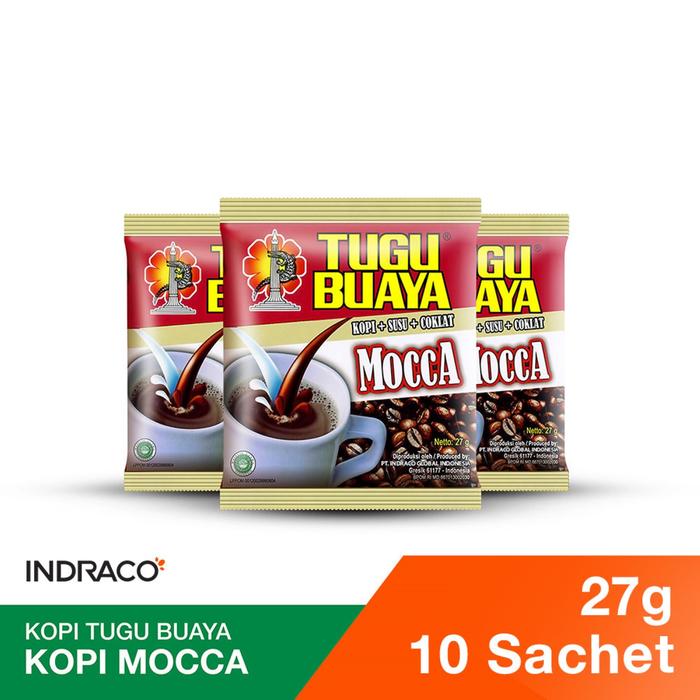 Gambar Tugu Buaya Mocca (10 sachets x 27g) dari INDRACO Store Kab. Gresik Tokopedia