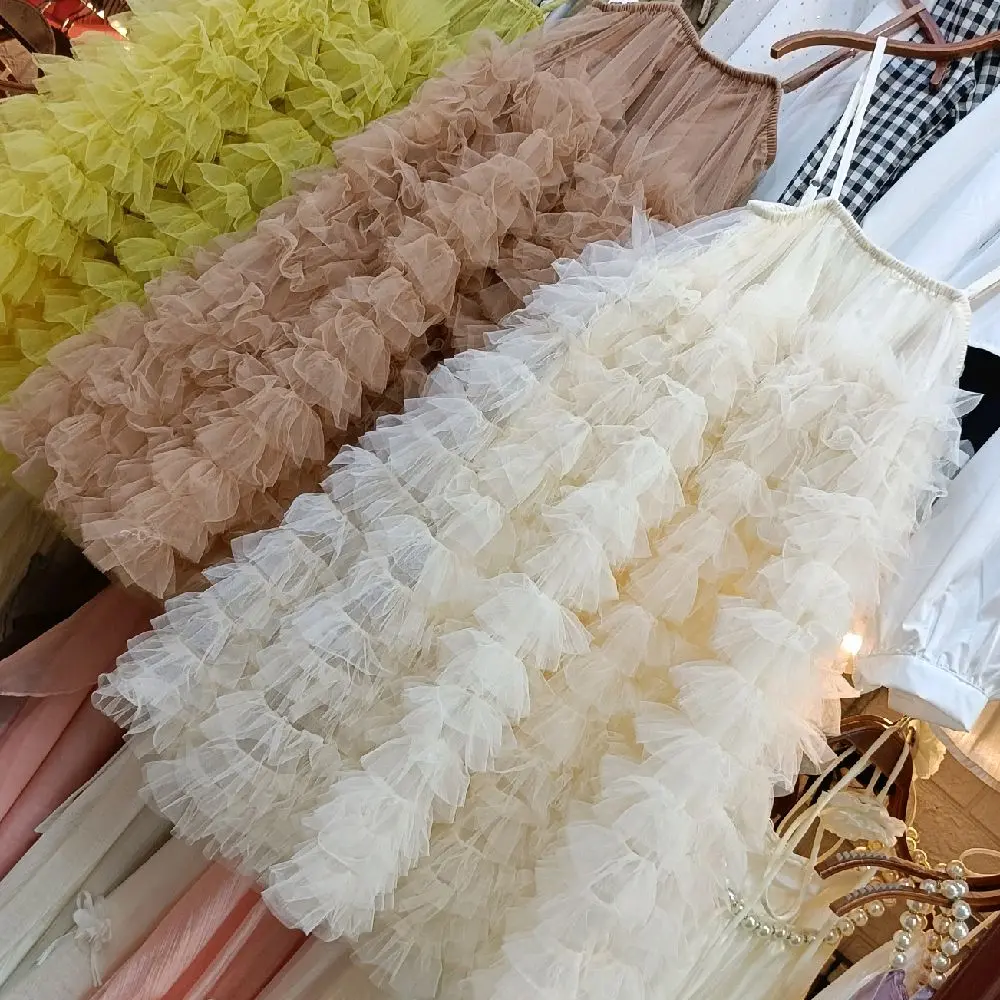 Váy ren 2 dây bánh bào hàng Thiết kế đẹp