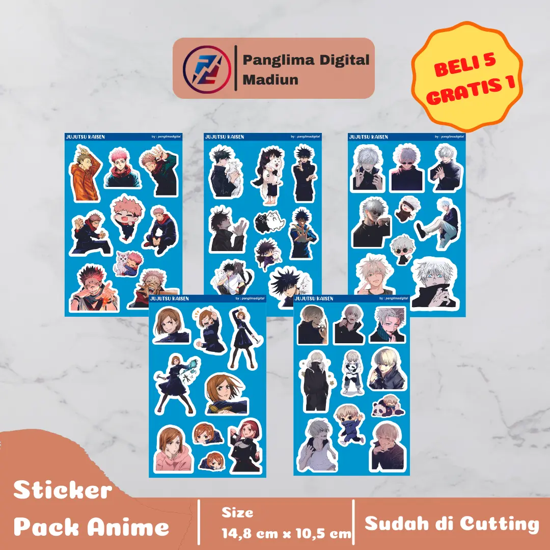 Sticker Anime Jujutsu Kaisen