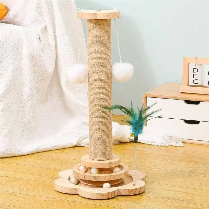[Minimalist Fashion Design] Cat Scratching Board Durable Non-Shedding Cat Scratching Artifact Vertical Cat Scratching Post Self-Entertainment Cat Toy