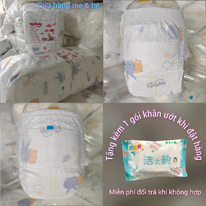 100m Bỉm/tã Quần Hipbaby mặt 3D mềm,mỏng,dùng cho bé sơ sinh tới 3 tuổi. mỏng thấm hút 600ml thích hợp Voi bé, bỉm  quần