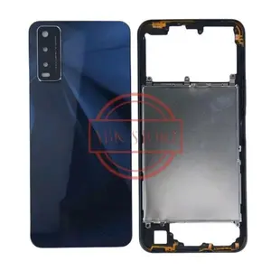 BACK CASING - HOUSING COMPATIBLE UNTUK VIVO Y20 / Y20S / Y20i / Y12S BACKDOOR FULLSET + BEZEL - Obsidian Black - Obsidian Black