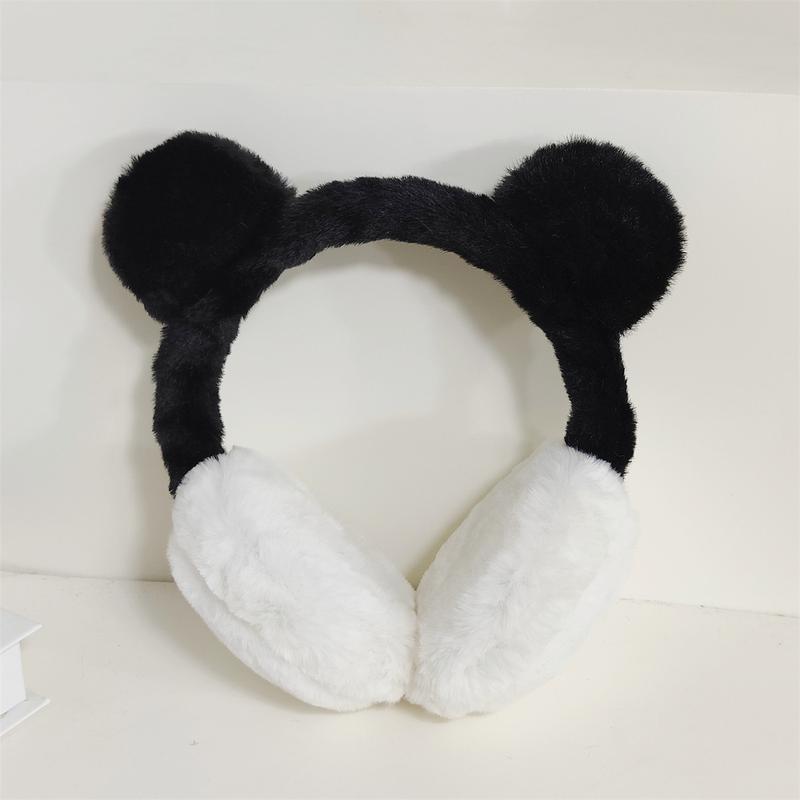Product Introduction of Plush Hairband Cartoon Panda Claw Clip Updos Hair Clip Girl Kids Ponytail Holder 13MC 9