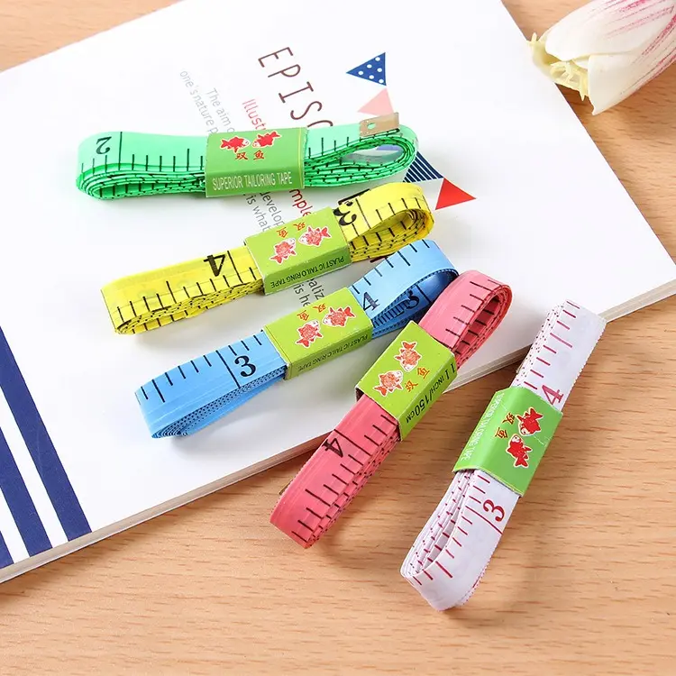 [HÀNG TẶNG KHÔNG BÁN] Thước Dây Mềm, Thước Đo Eo Bụng Chiều Cao May Đồ 1.5M Tiện Lợi Nhiều Màu