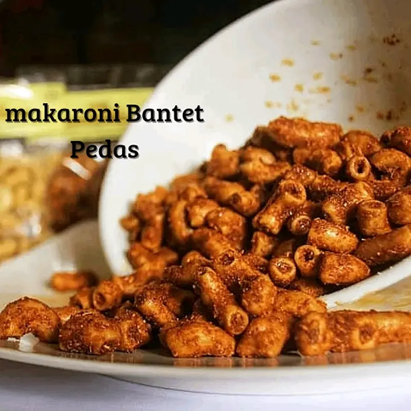 MAKARONI BANTET KILOAN KHAS TASIKMALAYA 250 GRAM Pedas Food Snacks Macaroni Kerang Kering 6