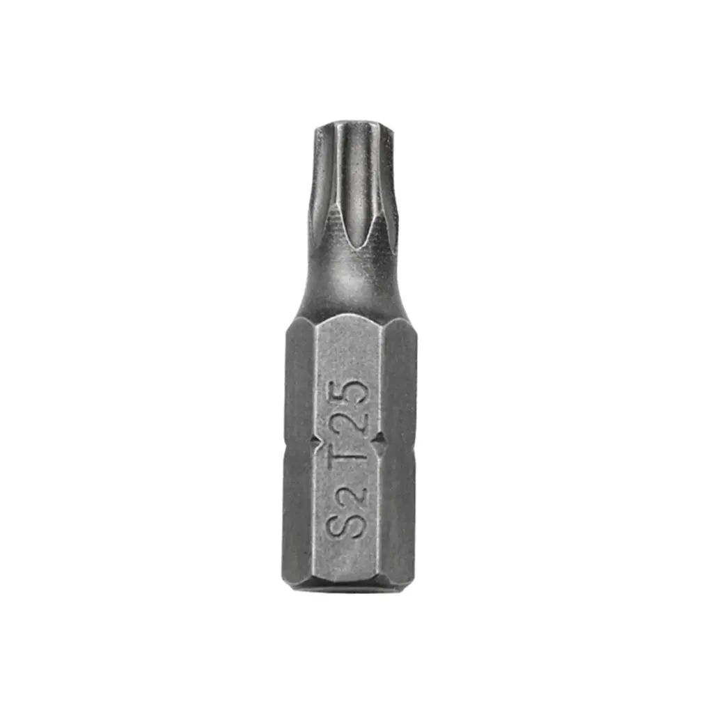 25mm Screwdriver Bit Torx Shank Drill Bit Electrician Power Tool High Hardness Screw Driver Bit T25 Replacement