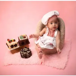 Ready Stock Kostum Koki Cewek Kostum Chef Perempuan Newborn