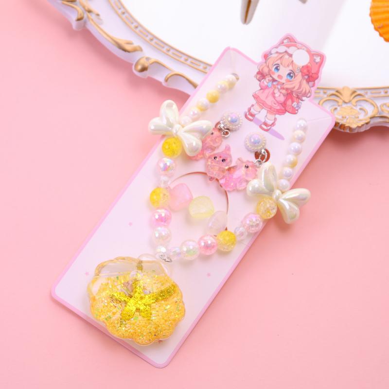 Product Introduction of Best-Selling Ocean-Themed Jewelry Set for Girls - Necklace, Bracelet & Earrings with Sand & Shell Design 7