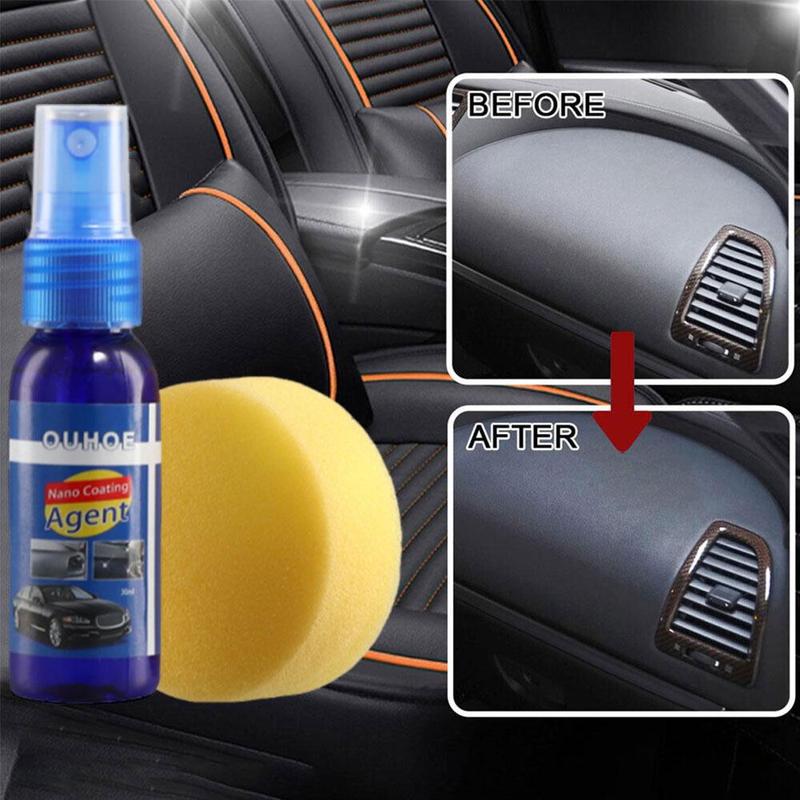 Product Introduction of Automotive Plastic Repair Coating Agent Automotive And Exterior Cleaning 30/100ml+sponge H4U4 37