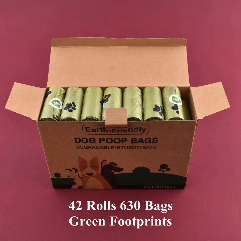 Product Introduction of 1/42 Roll Pet Biodegradable Trash Bag Dog Poop Bags Bulk Scented Poop Bag Degradable Cat Waste Bags Dog Poop Dispenser 25
