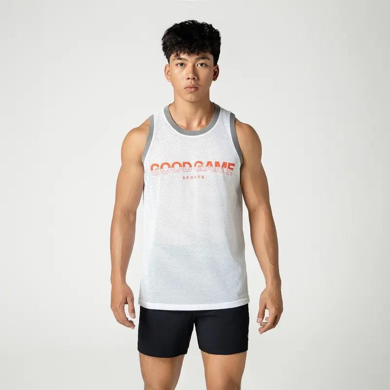 Áo Ba Lỗ Tanktop Nam Good Game Mesh Co Giãn 4 Chiều, Hút Mồ hôi, Thoáng Khí Good Game 5