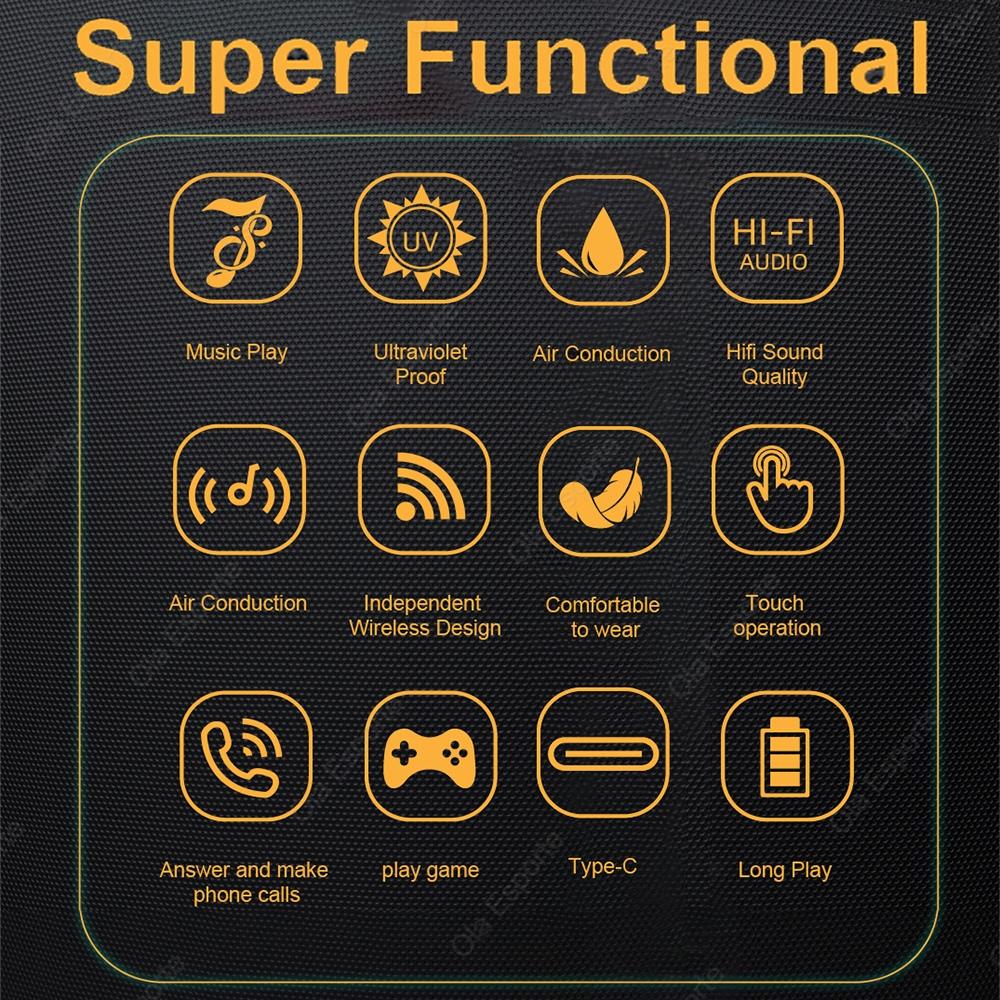 SG11pro Bluetooth Smart Glasses Audio Music Calls Anti-blue Light UV400 Polarized Lens Men Wireless Smart Sunglasses Headphones