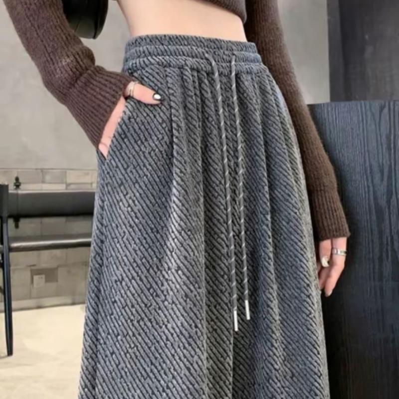 QUẦN XUÔNG DẠ NHUNG LẤP LÁNH CAO CẤP DÀNH CHO NỮ Women,Pants 4