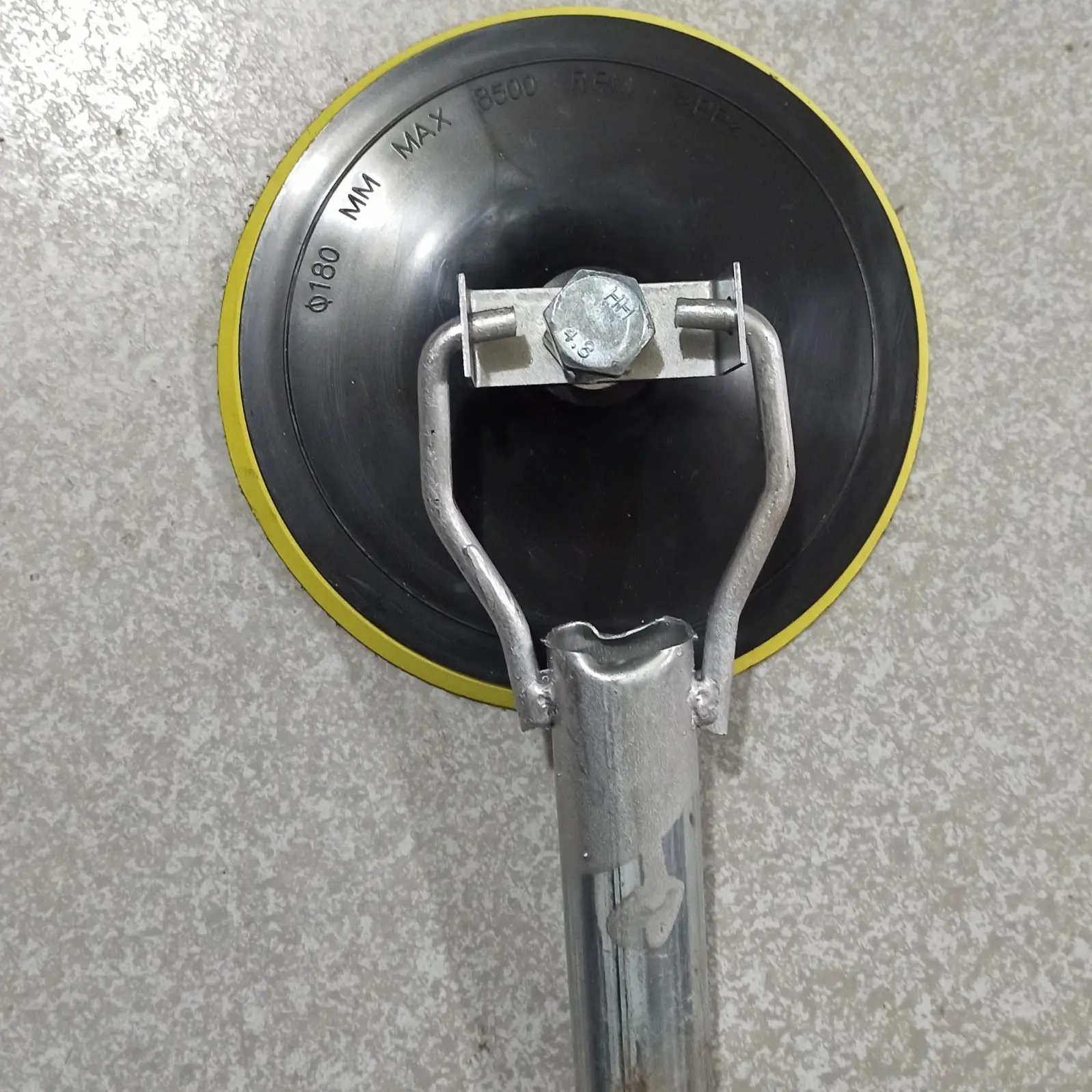 Dụng cụ chà tường, bàn dính giấy giáp chà tường, 1 mặt đường kính 180mm, tiện lợi chuyên dùng cho thợ sơn, giá tốt
