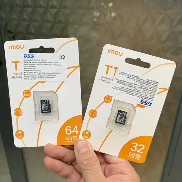 Thẻ nhớ 32GB/ 64GB IMOU Chuyên Dụng Cho  Camera IMOU chuẩn Micro SD class 10 U1 tốc độ cao, hàng chính hãng 1