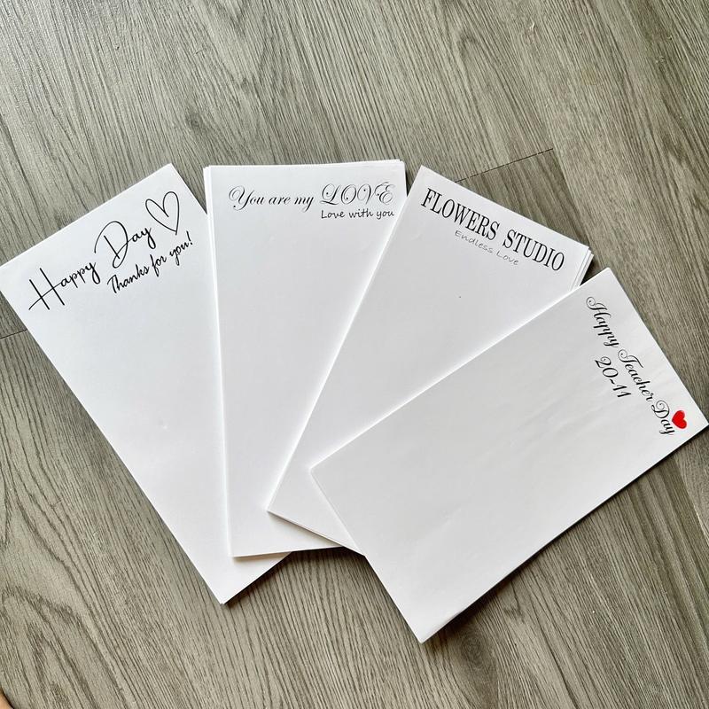  Tập Giấy Gói Hoa Happyday_Happy Teacher tập Giấy gói hoa1-3 bông 13x25 cm trang trí bó hoa 