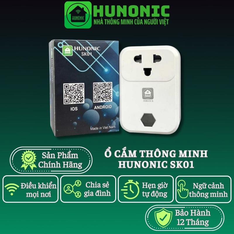 Ổ cắm thông minh Hunonic SK01│Điều khiển từ xa qua điện thȯại 2