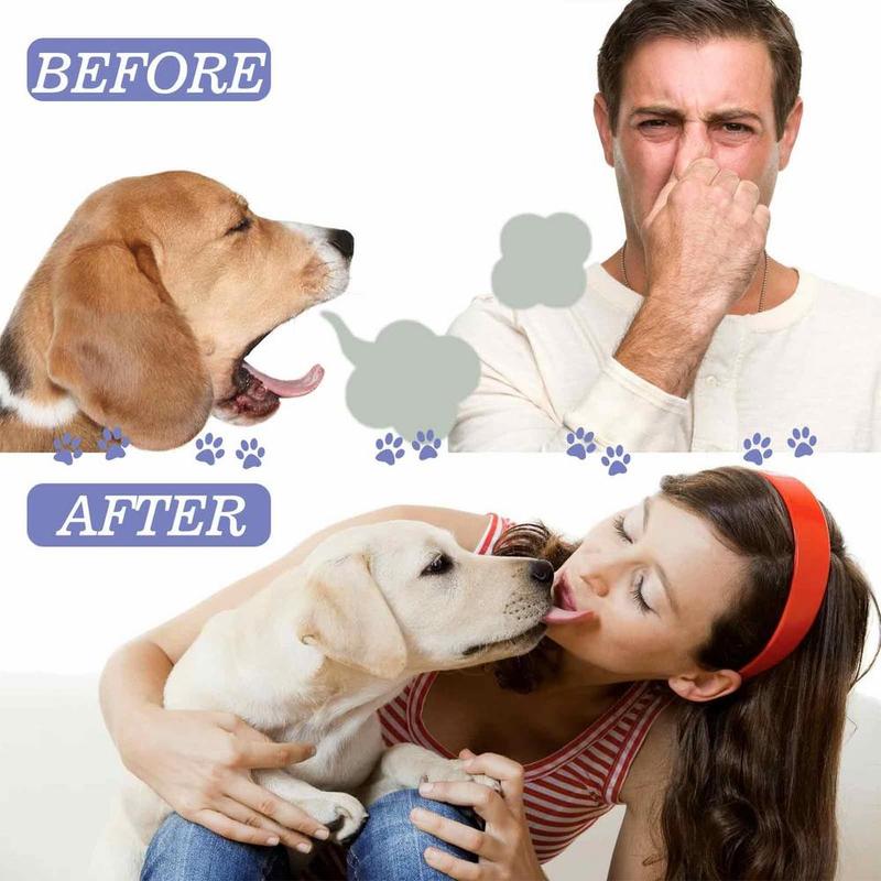 Product Introduction of 50ml Dog Mouth Fresh Spray Odor Eliminating Natural Ingredients Puppies Breath Spray Pets Oral Care Cats Deodorant Pets Supplies 7