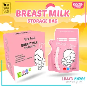 KANTONG ASI SUSU BAYI 200 ml BABY BREAST MILK Storage Bag Sensor Thermal ASIP 30pcs
