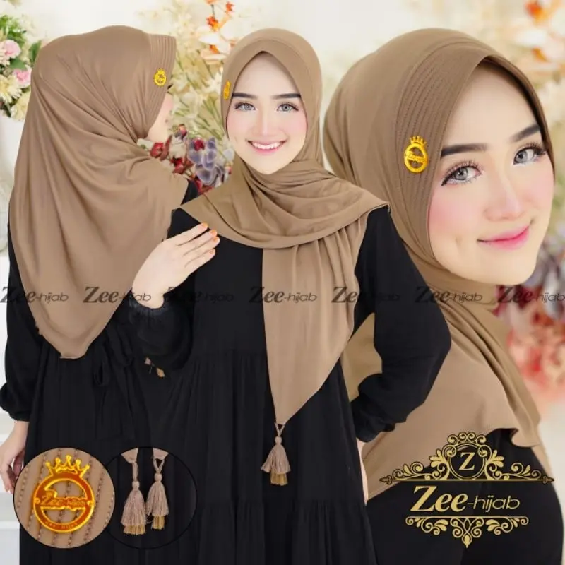 Jilbab Segitiga Pet Tassel