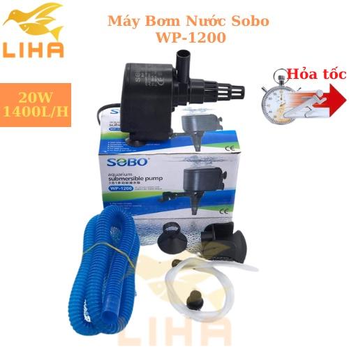 Máy Bơm Nước Sobo WP-1200 WP1680 WP2680 - Bơm Nước 3 Trong 1 Hút Đẩy Thổi Oxy Cho Bể Cá