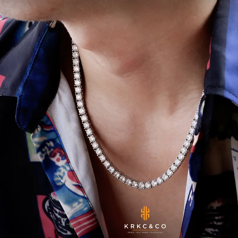 5MM Tennis Necklace - Elegant, Modern, Comfortable Jewelry for Everyday Wear 3