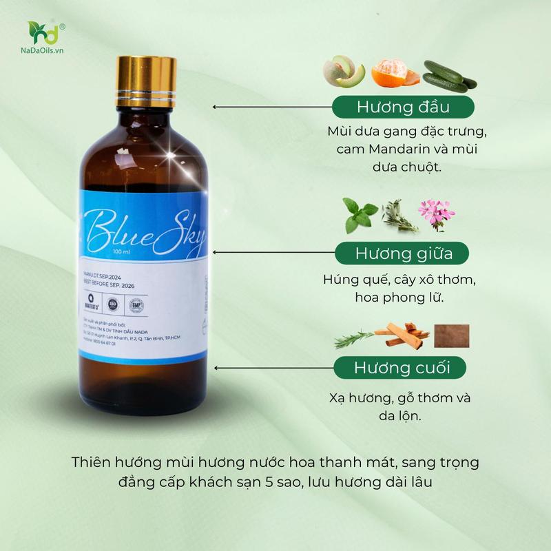 Tinh Dầu Mix Nước Hoa 10ML NaDa Oils, Tinh Dầu Hương Sang Trọng, Thơm Lâu, Thư Giãn Tuyệt Đối - NaDa Oils 3
