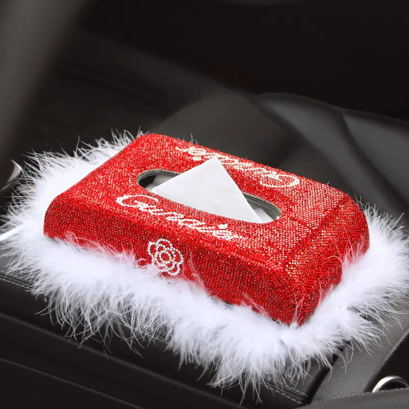 Kotak Tisu Mobil Full Bling Permata Bunga Gunaier Car 2