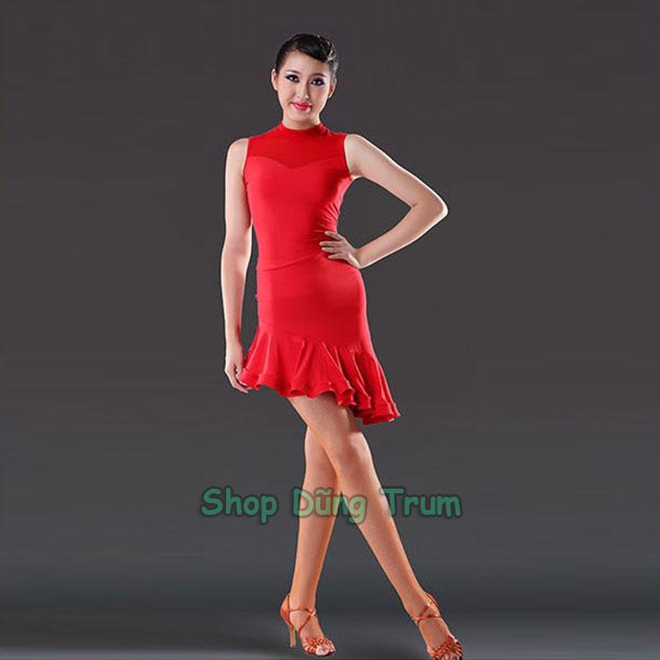 Product Introduction of Chân váy khiêu vũ đuôi cá chéo có quần bảo hộ bên trong 18