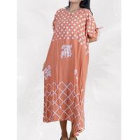 Gambar BATIK TRUSMI Longdress Pakaian Santai Daster Batik Mahalini BMM Abstrak Katun Motif Panjang Busui Wanita dari BT Batik Trusmi Official Kab. Cirebon 2 Tokopedia