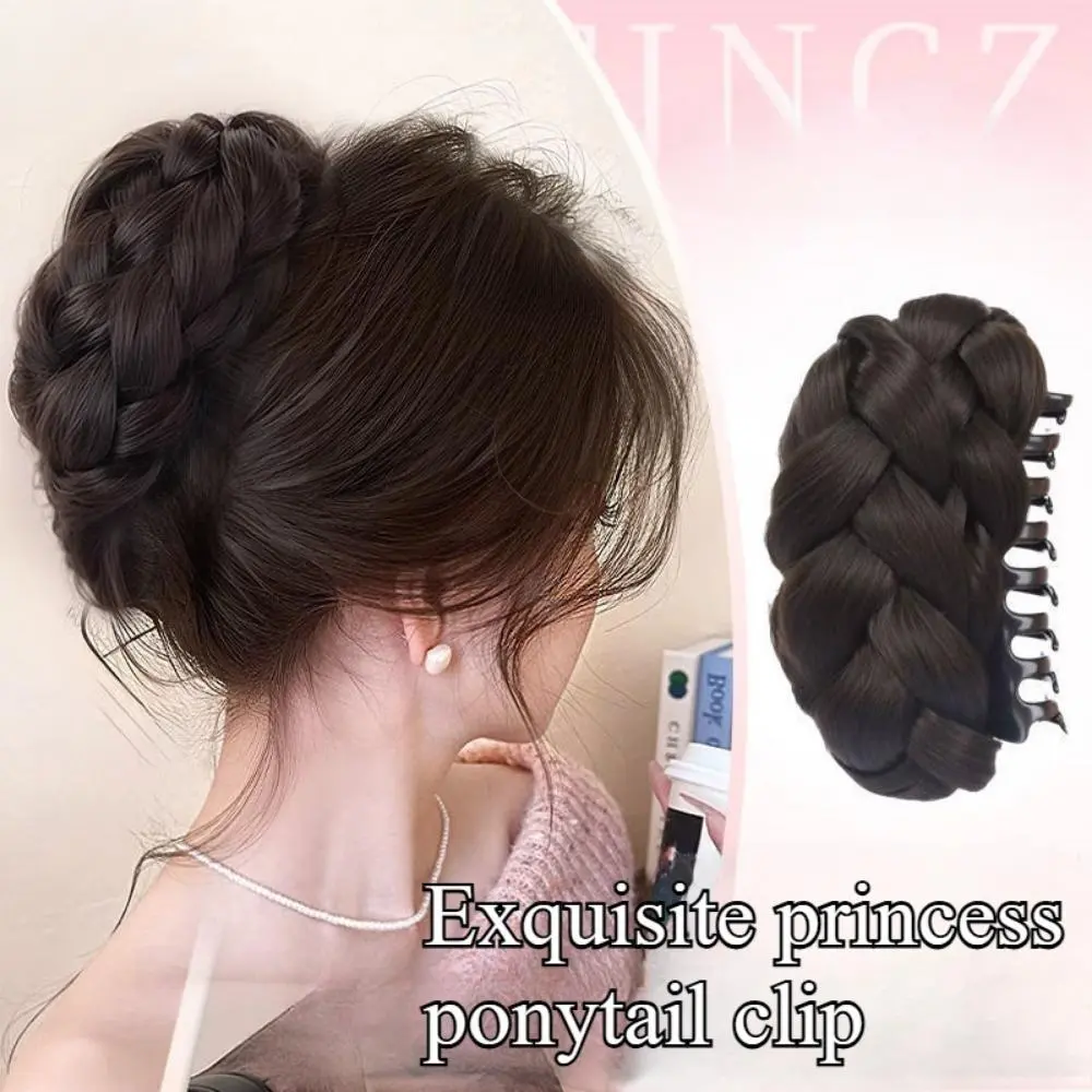 Fried Dough Twists Meatball Wig Female Imitation Hair Bud Dish Hair ...