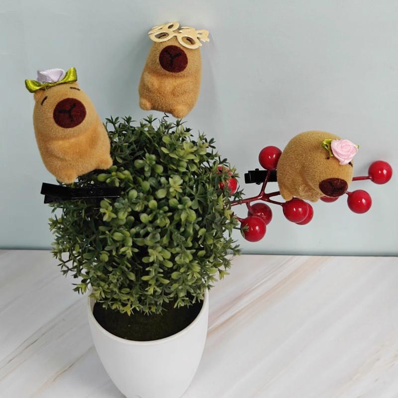 Product Introduction of Mũ Kẹp Tóc Chuột Lang Nước, Kẹp Hoạt Hình Dễ Thương, Phụ Kiện Tóc Thời Trang Dễ Thương 3