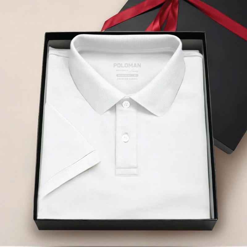 Áo Phông POLO trơn cổ bẻ BASIC CVC vải cá sấu sang trọng, lịch lãm, thoáng mát Menswear Nam Tay Ngắn Có Cổ