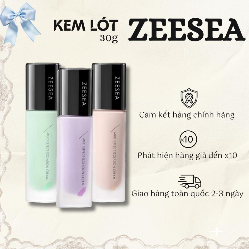 ZEESEA Kem Lót Chống Nắng ZEESEA 30g Trang Điểm Kiềm Dầu Nâng Tone Che Lỗ Chân Lông Làm Mịn Da Cosmetic Mỹ Phẩm Nữ Kem Nền Women Zeesea Cosmetics