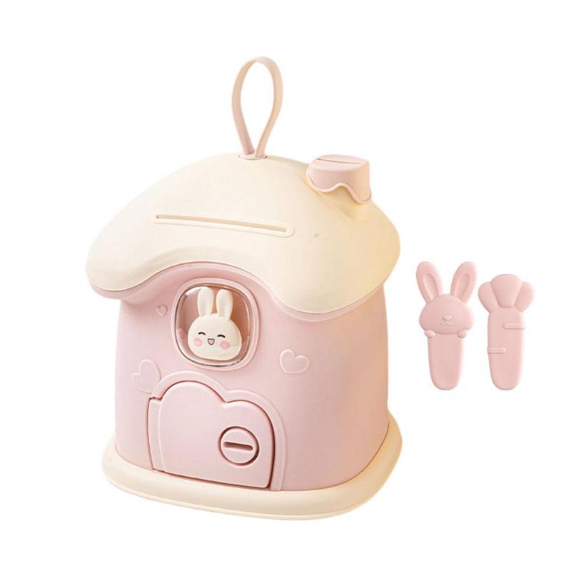 Product Introduction of Cute Cartoon Small House Money Bank Children's Gift Jar Savings B2D1 22