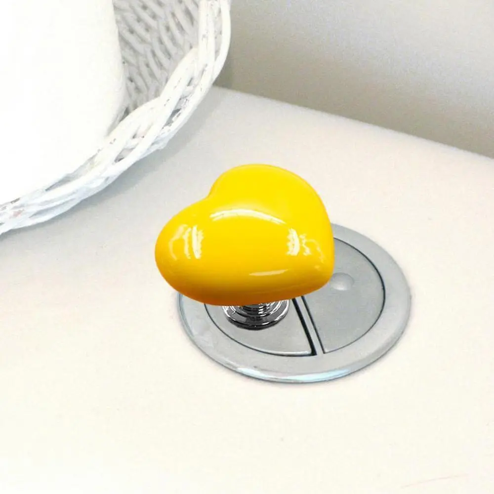 Replacements Toilet flush button replacements  Colored Dual push Colored heart-shaped button Universal Heart-shaped Universal dual push button for