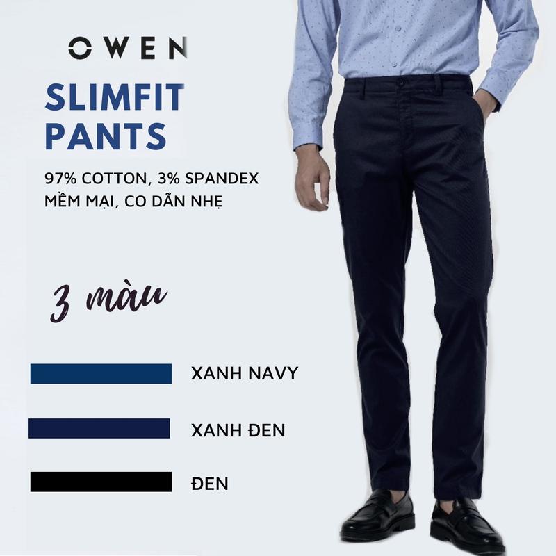 OWEN - Quần kaki nam Owen SLIMFIT 3 màu Menswear Pants