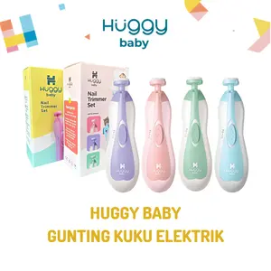 Huggy Baby Electric Nail Trimmer Set | Gunting Kuku Elektrik Bayi