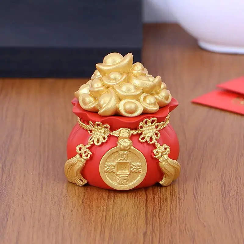 【Hot】Hũ Đựng Muối Gạo Đầu Năm Mới 2024 - Trang Trí Bàn Làm Việc Decor Phòng