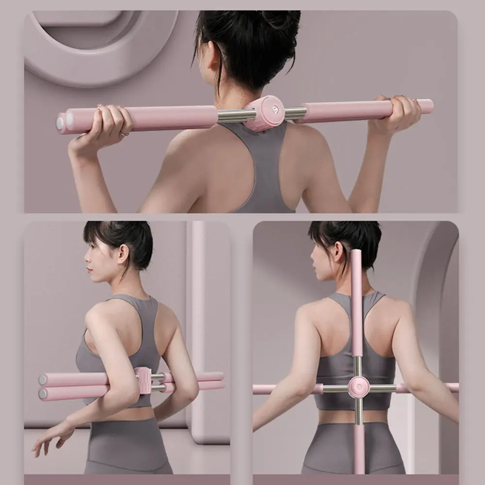 GROSIR Tongkat Yoga untuk Latihan Yoga Pilates Lipat Putar Alat Latihan Punggung