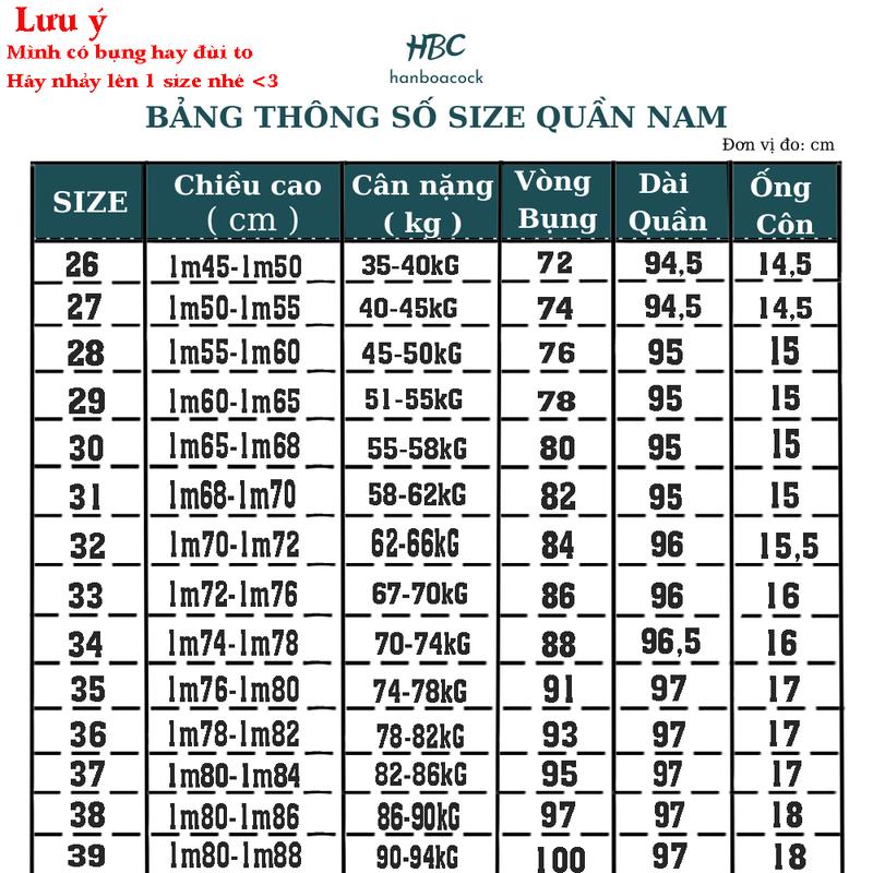 Product Introduction of Quần Âu nam màu đen HANBOACOCK chất vải dày dặn co giãn cao cấp, Quần tây nam dáng Hàn Quốc Menswear Cotton Pants 20