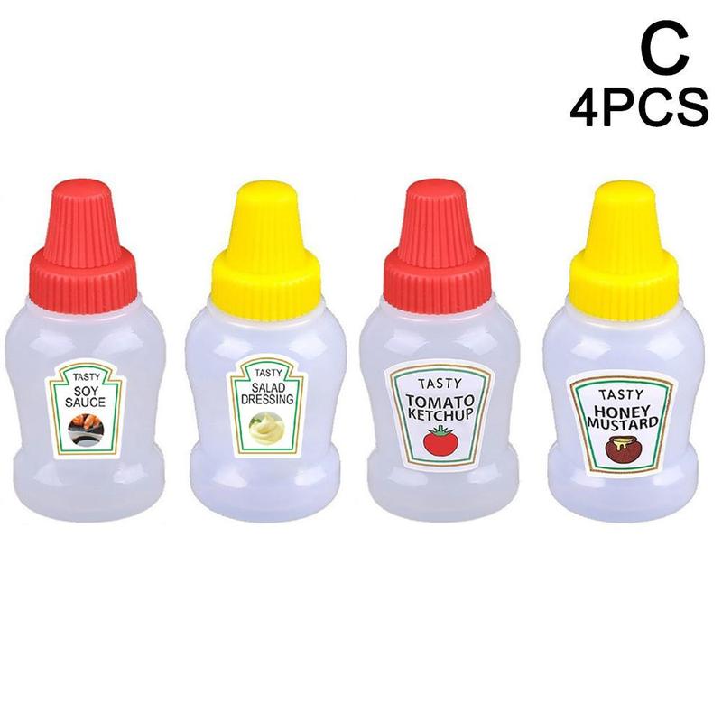 Product Introduction of Condiment Squeeze Bottles With Tip Cap Portable Sauce Salad Dressing Container Leak-Proof Sauce Dispenser Bottle 27