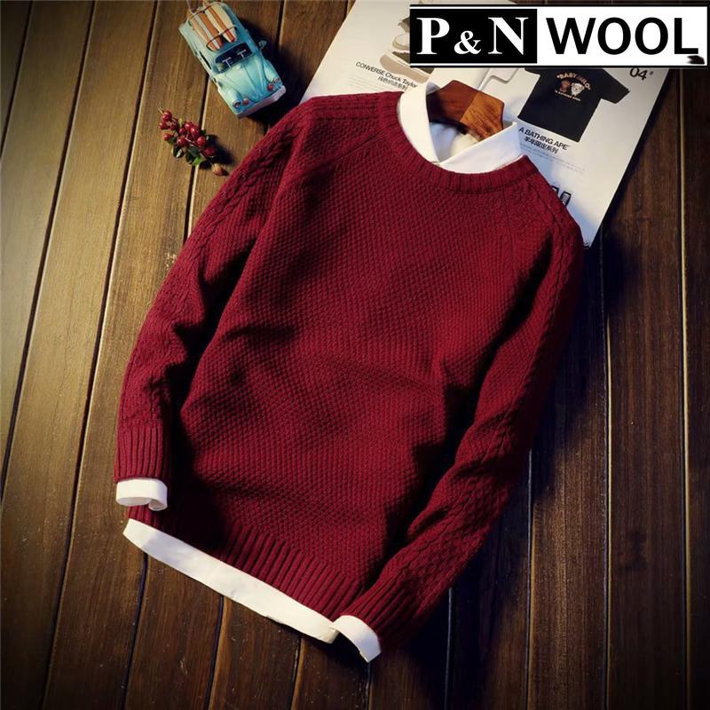 Áo len NAM cổ tròn hạt gạo tay họa tiết vặn thừng cao cấp phong cách Hàn Quốc - AL02 Nam Menswear áo  len