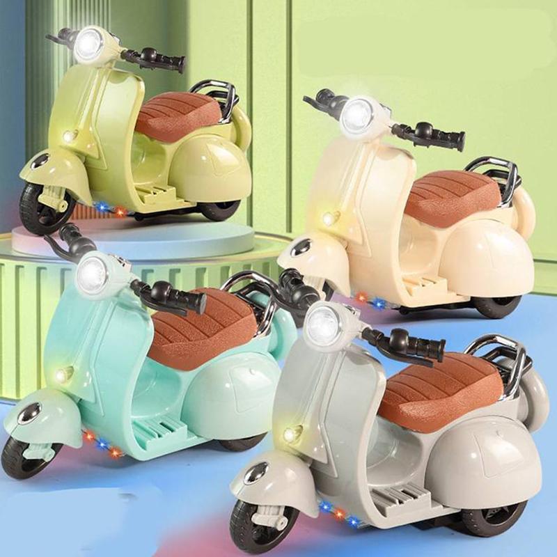 Đồ Chơi Búp Bê Lαbubu, Xoay 360 Độ, Xe Máy Có Thể Di Chuyển Quà Tặng Trẻ Em, Chiếu Sáng Điện, Đồ Chơi Xe Tay Ga Mini Lαbubu, Vui Nhộn (không bao gồm pin trong bao bì)