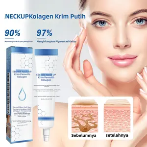 Krim Pemutih Kolagen Leher EELHOE, Menghaluskan Garis Leher, Mengangkat dan Mengencangkan Leher, Krim Perawatan Leher Angsa