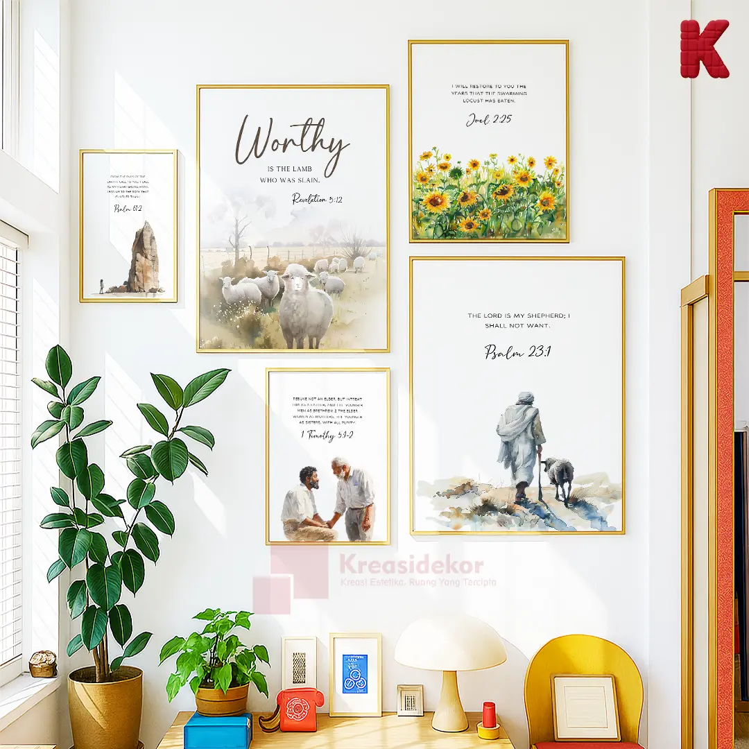 Kreasidekor Bingkai Frame Walnut Alkitab Kutipan Rohani Kristen ...