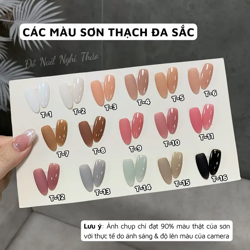 Sơn gel thạch đục lẻ màu RAMYLA 2