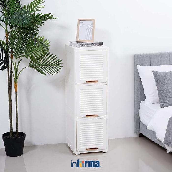 Promo Informa Finny Laci Penyimpanan 5 Tingkat - Putih Laci Kabinet ...
